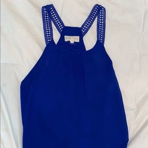 Blue tank top